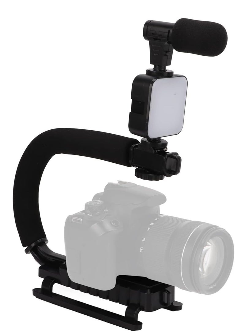 ELTRAZONE Universal Photography Video Handheld Vlog Stand Stabilizer Kit For Phone Camera Video Recording - Image 4