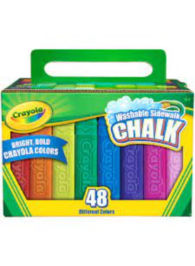 Crayola Egl Crayo 48 Ct Side Walk Chalk