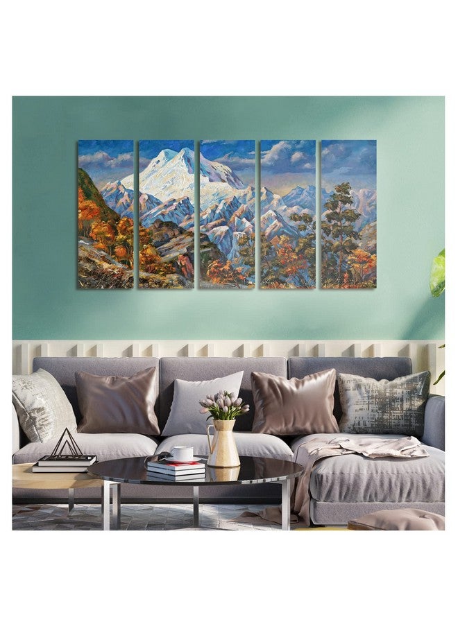 بيبر بلان ديزاين لوحة تصميم طائرة ورقية لتزيين الحائط، لوحات متعددة مقسمة، فنية لغرفة المعيشة وغرفة النوم والفندق والمكتب. مقاس 27 × 50 بوصة - Image 4