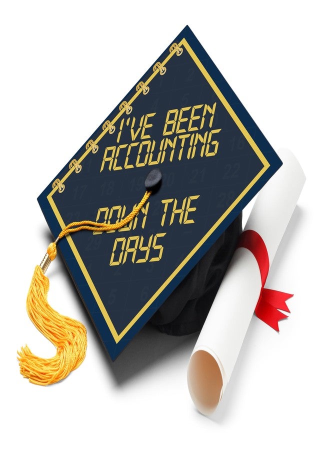 ADVANSYNC I've Been Accounting Down the Days Graduation Cap Topper - Image 1