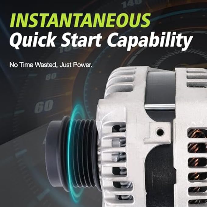 Kinwrdsn Alternator Compatible with Toyota L4 2.5L 2009-2012 RAV42012-2015 Camry2011-2016 Scion Tc 11402, 104210-2270, 210-0722, 9664219-227 - Image 2