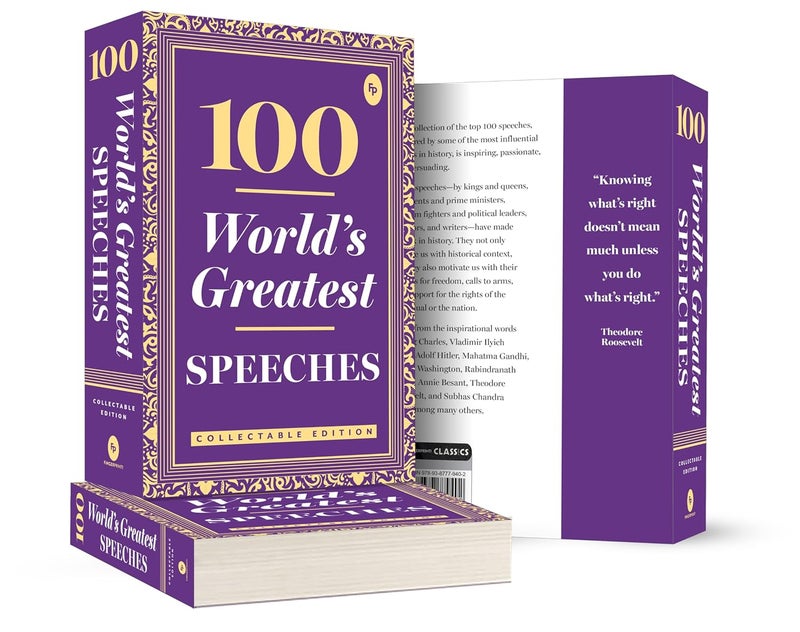 100 World's Greatest Speeches: Collectable Edition Oratory,Inspirational Speeches,Historical Speeches,Collectible Edition,Anthology,Experience the Art of Public Speaking - Image 5
