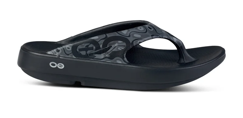 أوفوس UNISEX OORIGINAL SPORTS SANDALS BLACK WATER CAM