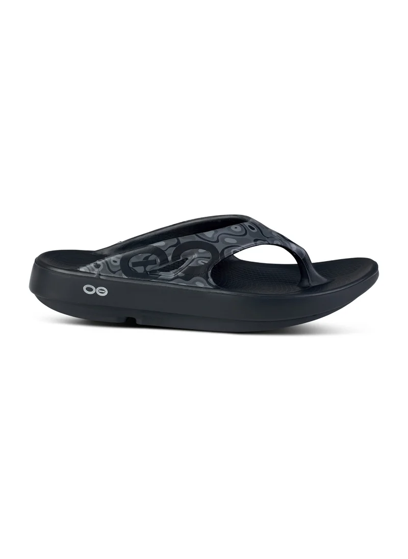 أوفوس UNISEX OORIGINAL SPORTS SANDALS BLACK WATER CAM