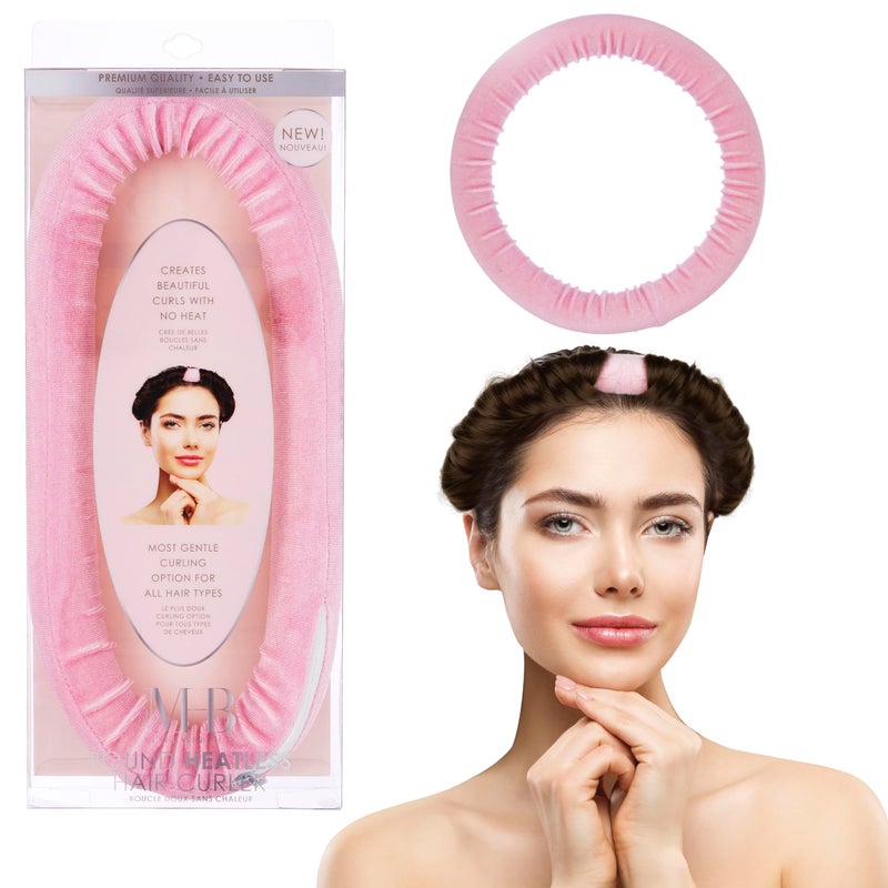 Expressions Curling Band Premium Heatless Curling Headband Effortless NoHeat Curls Waves for All Hair Types Overnight Hair Styling Tool for Women Soft Easy DamageFree Curls - Image 3