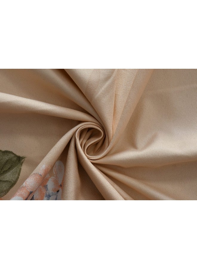 CHHILAKIYA Diwan Set Covers Cotton 8 Pieces, Pure Cotton Designer Printed Standard Diwan Set (1 Single Bedsheet, 2 Bolster Covers, 5 Cushion Covers (Peach) - Image 3