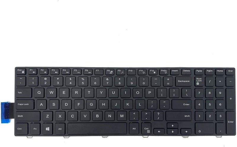 WISTAR Laptop Keyboard for Dell inspiron 15 3000 Series, 15 3541 3542 3543 3552 3553 3558, 15 5000 Series, 15 5545 5547 5548 5552 5557 5559 7558 7559 & inspiron 17 5000 Laptop US - Image 2