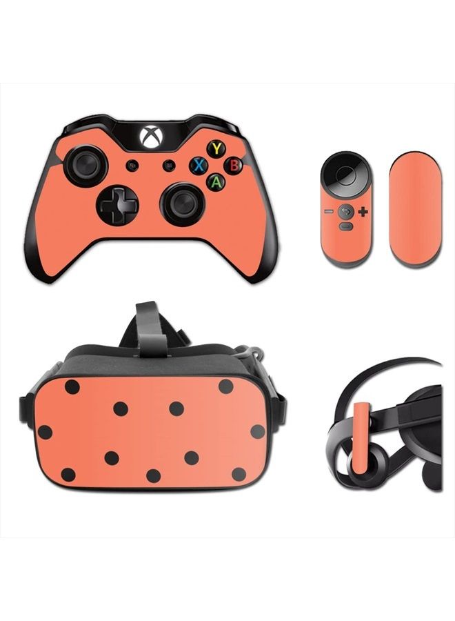 MIGHTY SKINS MightySkins Skin Compatible with Oculus Rift CV1 wrap Cover Sticker Skins Solid Salmon