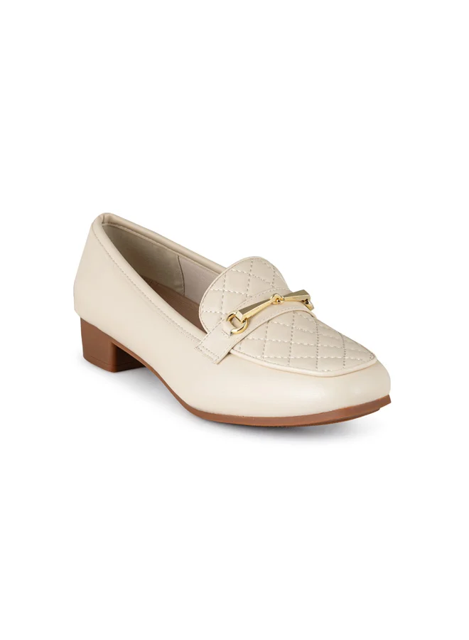 فينتشي أحذية كعب متوسطة نسائية مربعة القدم