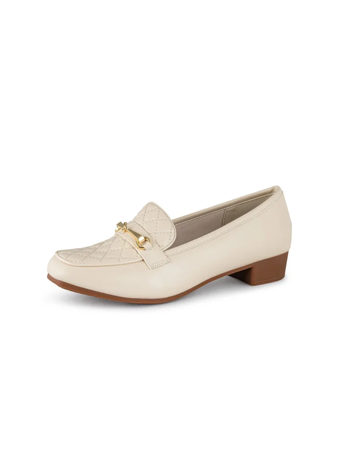 فينتشي أحذية كعب متوسطة نسائية مربعة القدم