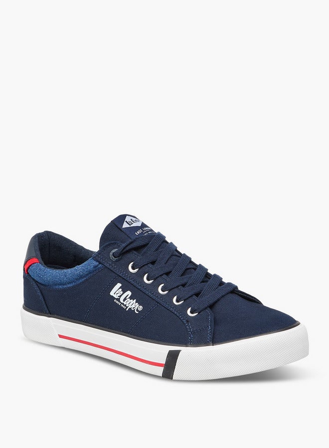 Lee Cooper Men's Logo Detail Lace-Up Sneakers  - Image 2