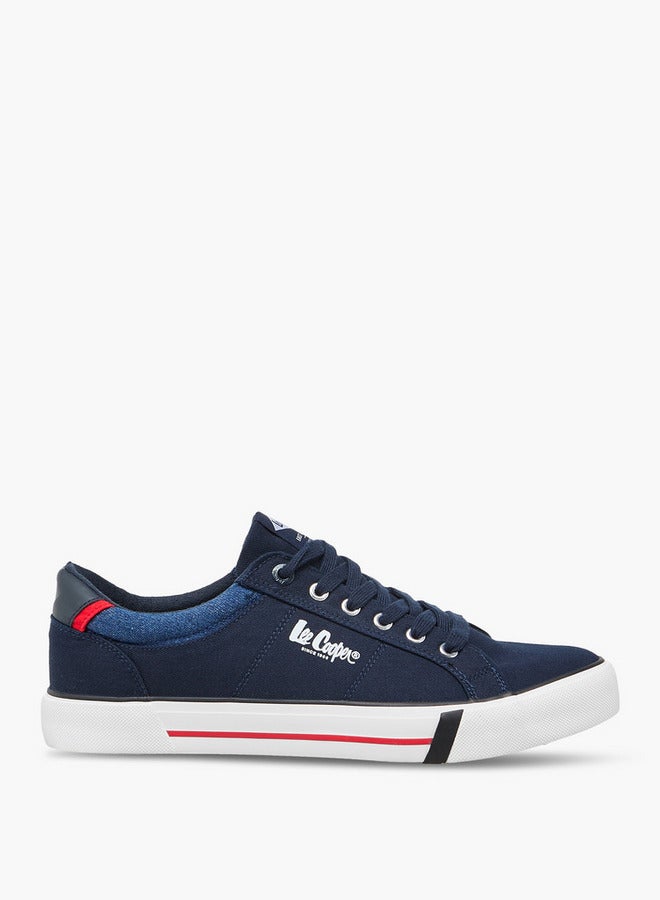 Lee Cooper Men's Logo Detail Lace-Up Sneakers  - Image 3