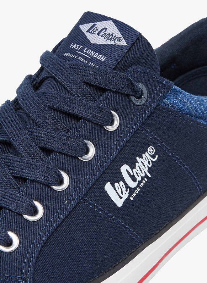 Lee Cooper Men's Logo Detail Lace-Up Sneakers  - Image 4