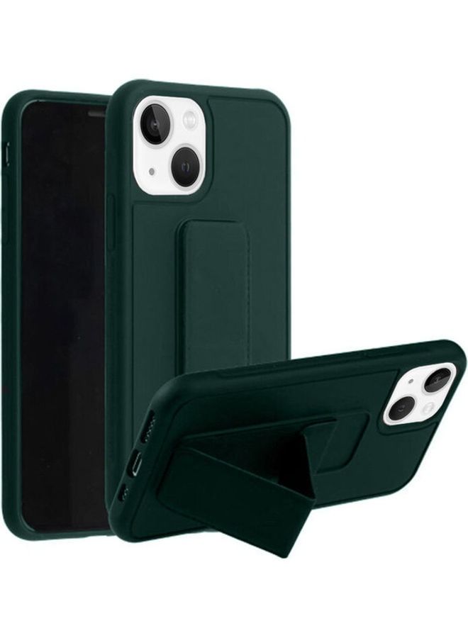 iPhone 13 Case 6.1 Inch with Finger Grip Magnetic Stand Holder Shockproof Protective Cover - Image 2