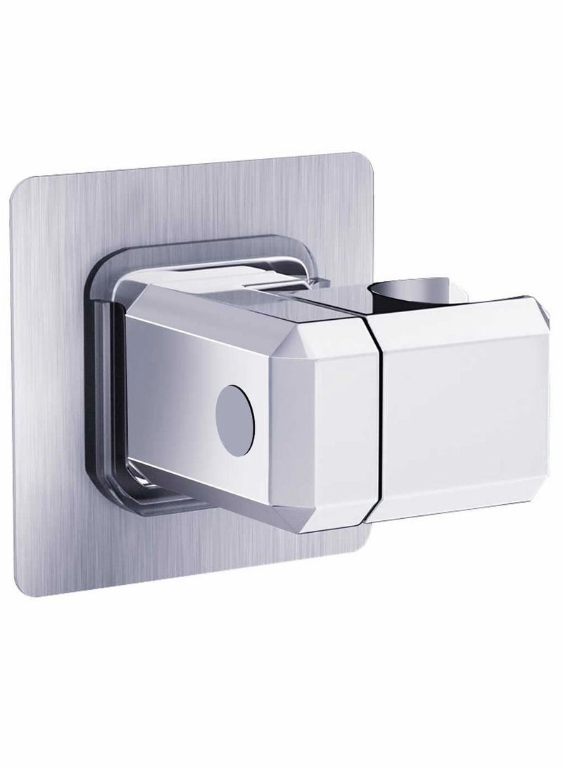 SYOSI Shower Head Holder, No Drilling 360° Adjustable Paste Wall Mount Bracket, Bathroom Accessories Handheld Rain Shower Stand - Image 1