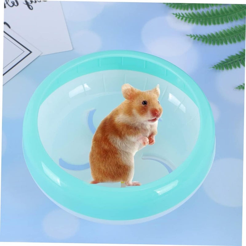 DOITOOL 2pcs Super Silent Hamster Running Wheel Quiet Exercise for Small Pets for Gerbils Mice and Hamsters Promotes Activity and Boredom Random Colors - Image 2