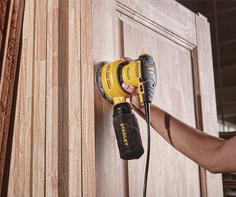 Stanley Ss30 300W 125Mm Variable Speed Random Orbital Sander(Yellow & Black) - Image 5
