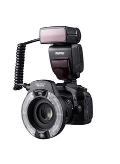 YONGNUO YN14EX II Macro Ring Flash for Canon DSLR Cameras, with Adapter Rings and Color Temperature Filters, Hot Shoe Mount, Support M, TTL Flash  - Image 1
