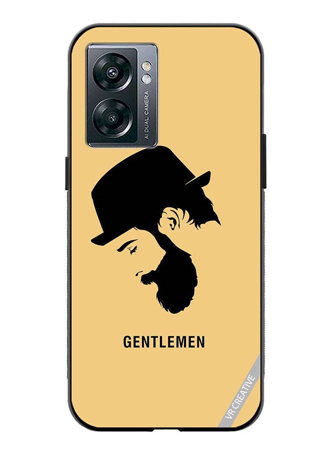 VR CREATIVE Protective Case Cover For Oppo A57 5G Gentlemen Design Multicolour - Image 1