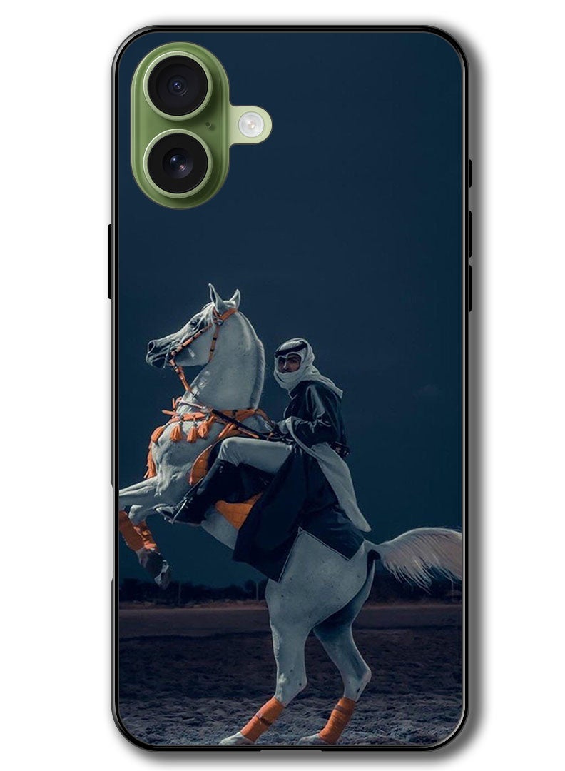 Theodor حافظة متوافقة مع آبل آيفون 17 مقاس 6.3 بوصة حماية مضادة للصدمات غطاء بامبر حصان - Image 1