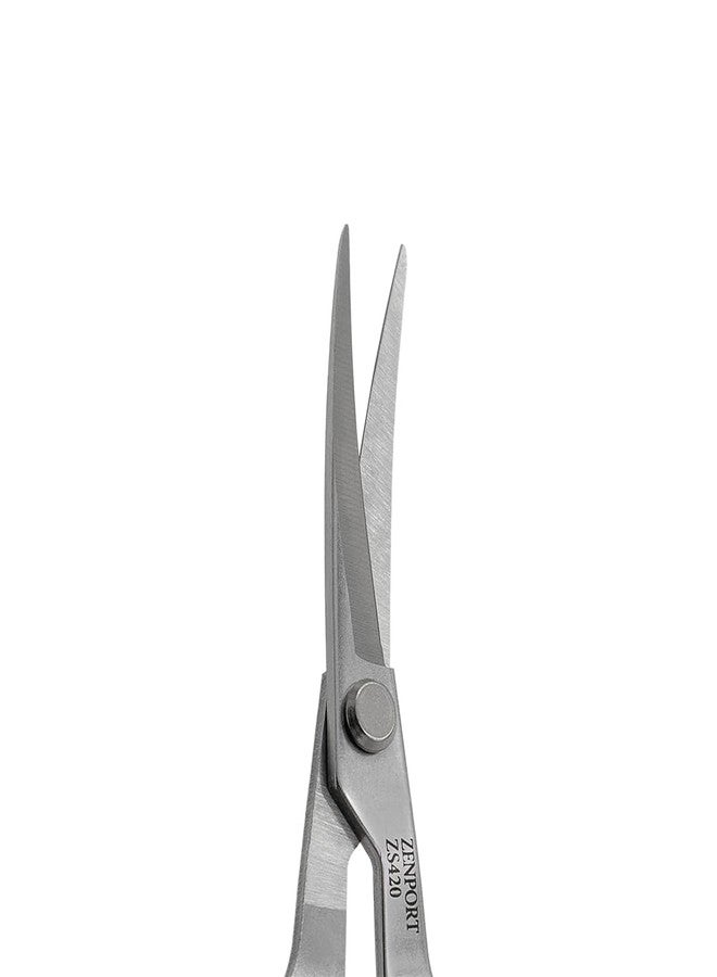 Zenport ZS420 Curved MasaMasa Trim Scissors, 1.4 Inch Stainless Steel Blades, Orange - Image 3