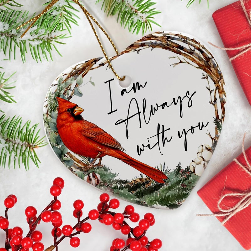 Jocidea Cardinal Ornament Red Bird Christmas Ornament Memorial Gift Gift Gift I Hem Cometer - Image 3