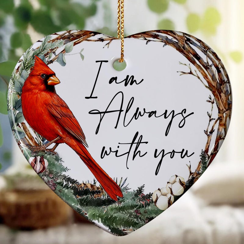 Jocidea Cardinal Ornament Red Bird Christmas Ornament Memorial Gift Gift Gift I Hem Cometer - Image 1