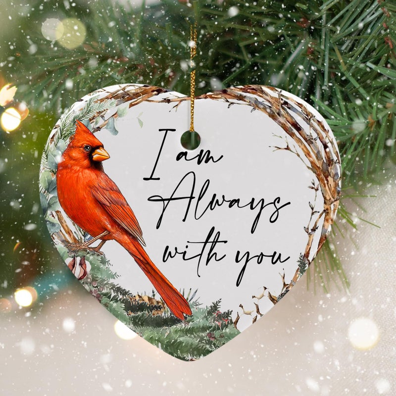 Jocidea Cardinal Ornament Red Bird Christmas Ornament Memorial Gift Gift Gift I Hem Cometer - Image 2