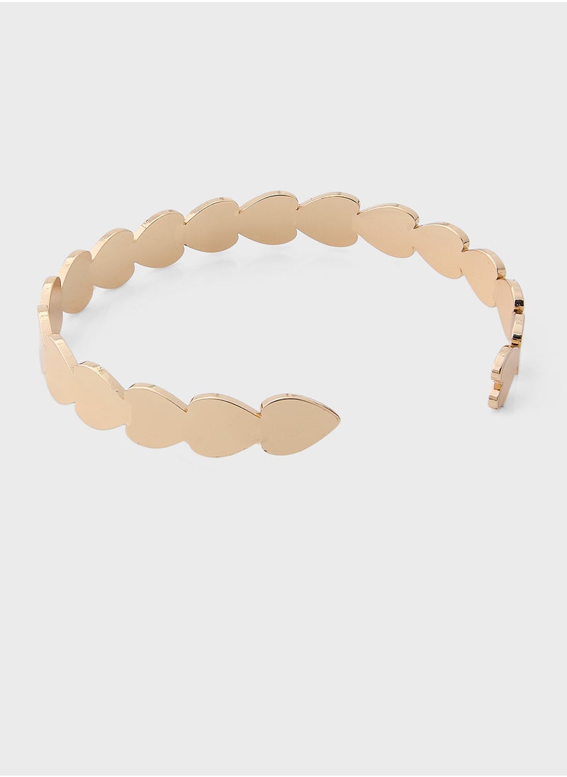 ELLA Heart Cuff Bangle  - Image 3