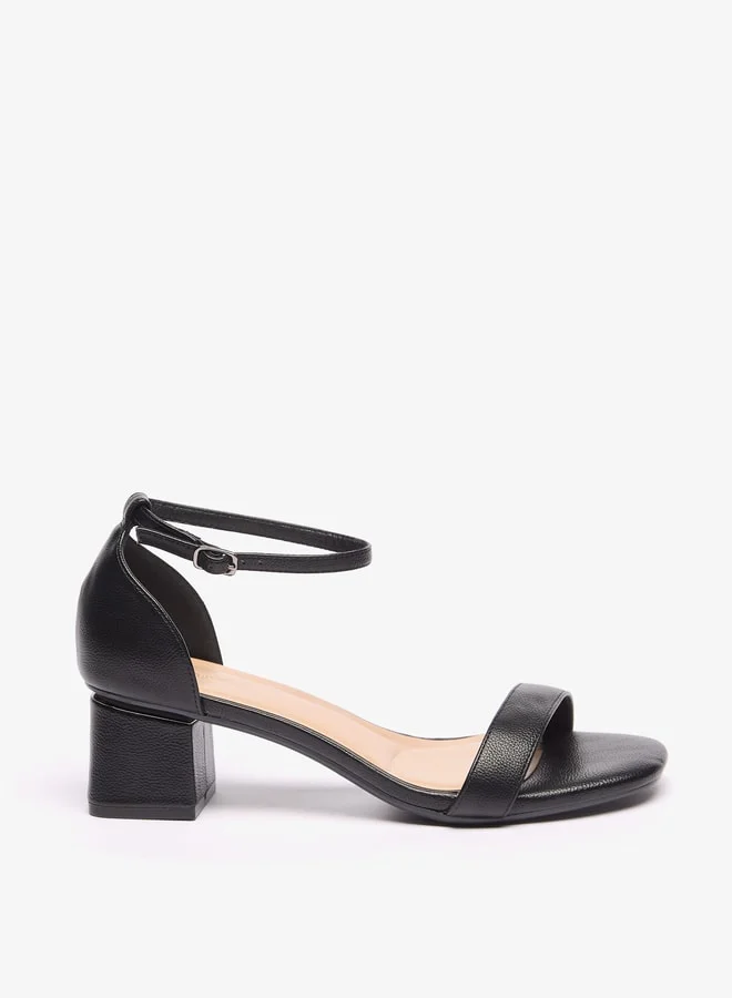 Flora Bella By Shoexpress Women Casual Buckle Block Heels