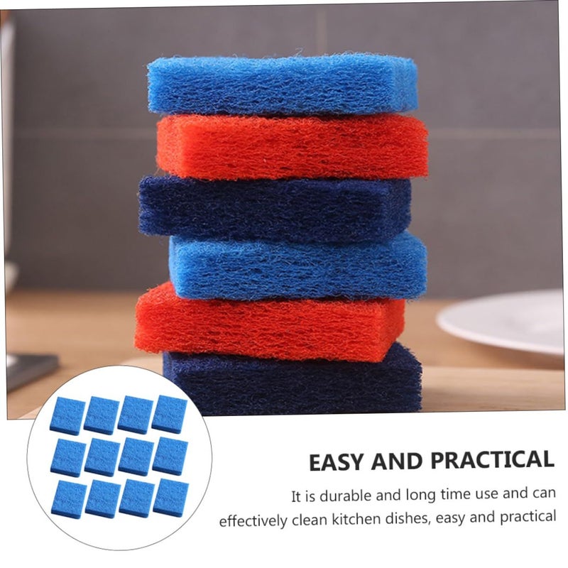 Thick Double Sided Cleaning Sponge 6 Pack Non Scratch Scrub Pads For Kitchen - Image 4