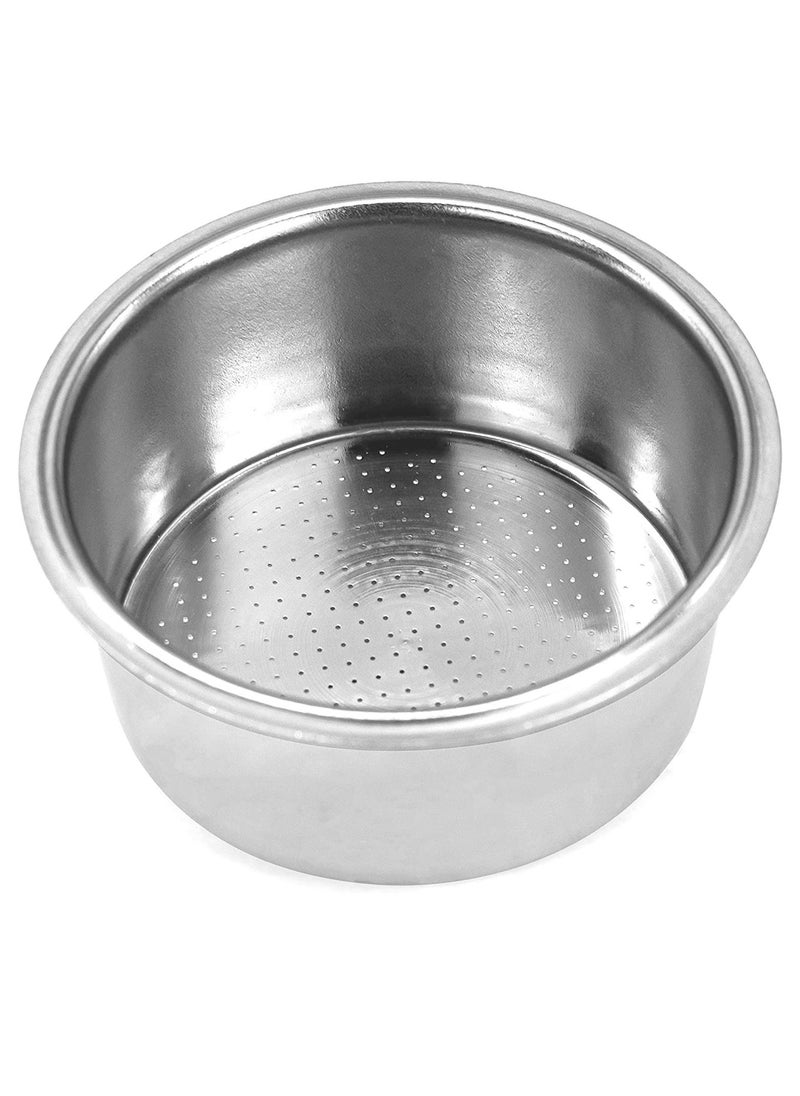 MIBRU Coffee Espresso Filter Basket 51mm Stainless Steel Double Cup Powder Bowl Reusable Replacement For Portafilter Breville Delonghi Machine non-pressurized Porous 51  - Image 4