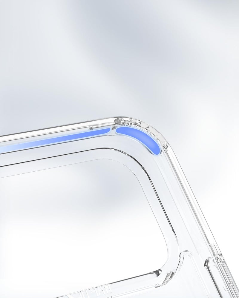 RAPTIC Diamond Clear Designed Case for Phone 17 Pro Maxâ€“Compatible with MagSafe, Shockproof Military Grade Protection, Never Yellowing Slim Case, 10ft Drop Tested, Clear/White - Image 4