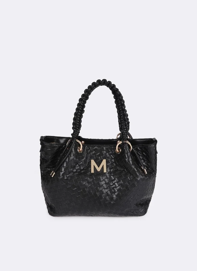 لولا كساديمونت حقيبة تسوق جلد صناعي مجدول