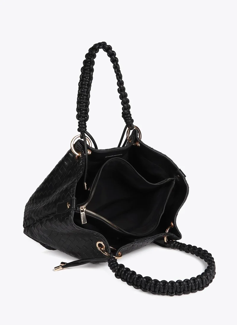 Lola Casademunt Braided Faux Leather Shopper