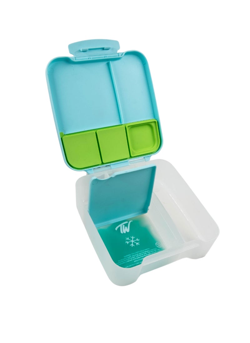 TINY WHEEL Tiny Wheel Magic baby Lunch Box  - Teal  - Image 5