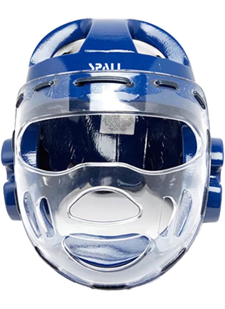 Spall Boxing Headgear with Protection Frame for Adults Kids, Safety Head Guard,Brace Head Protection,PU Leather Boxing Helmet for Traning Kickboxing MMA Muay Thai Sparring Martial Arts Karate Taekwondo  - Image 1