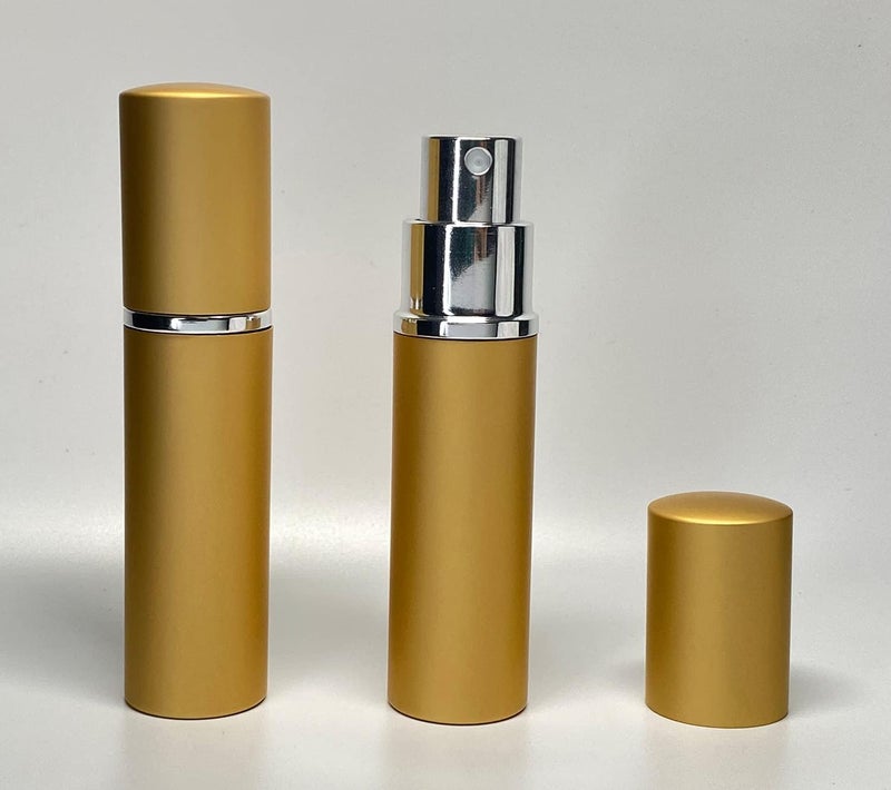 ZbFwmx 20 Pack Set 10ML Protable Refill Bulk Atomizer Spray Travel Perfume Bottle Hydrating Empty Bottle (20Pack Metal Gold) - Image 3