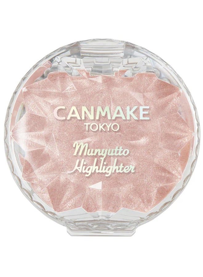 Canmake Munyutto Highlighter 02 Rose Quartz - Image 1