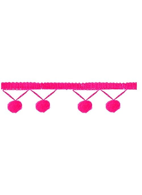 GOELX Pom Pom lace Rani 9 Meters Bundle for Decorations/Borders/Crafts  - Image 2