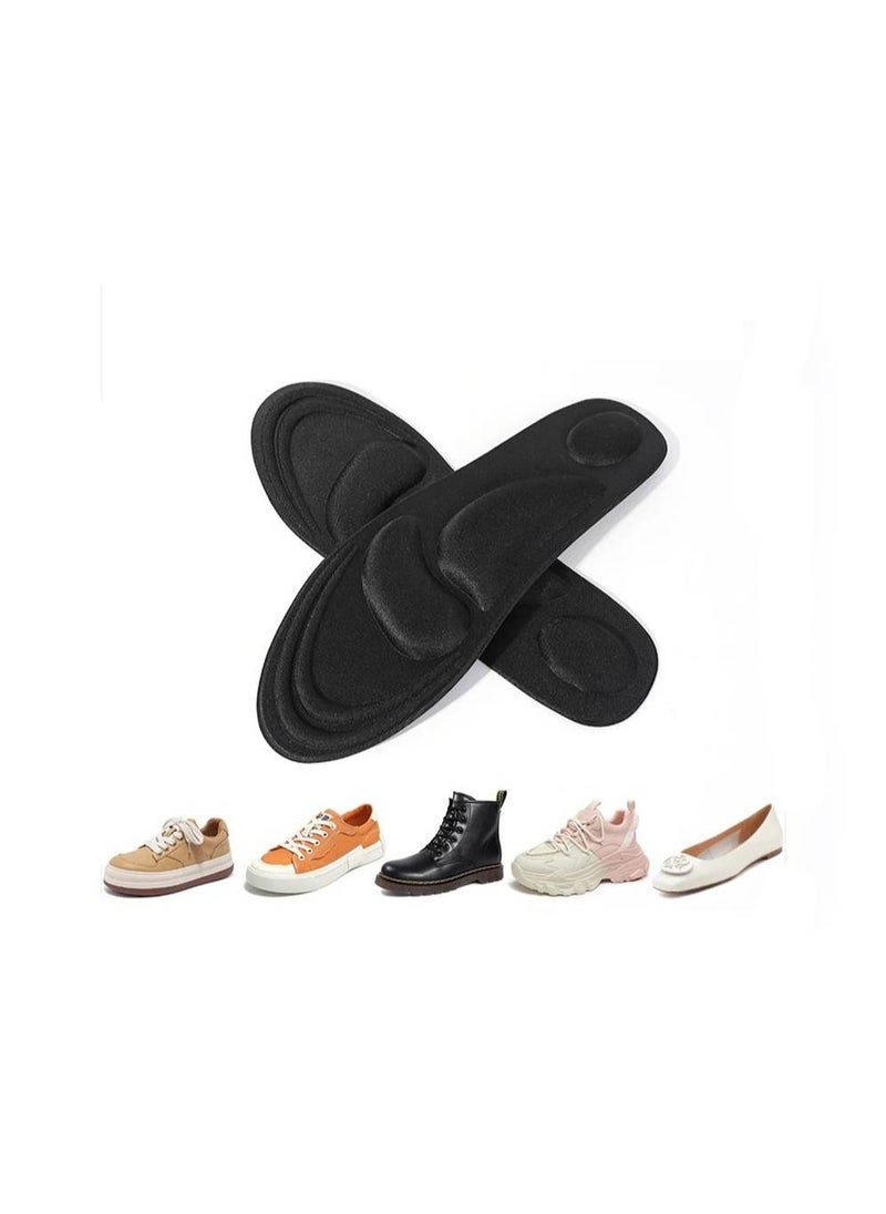 We Happy 4D Foam Comfort Shoe Insole Help Against Foot Pain Cushioning Metatarsal Arch and Heel Support 2 Pair  - Image 2