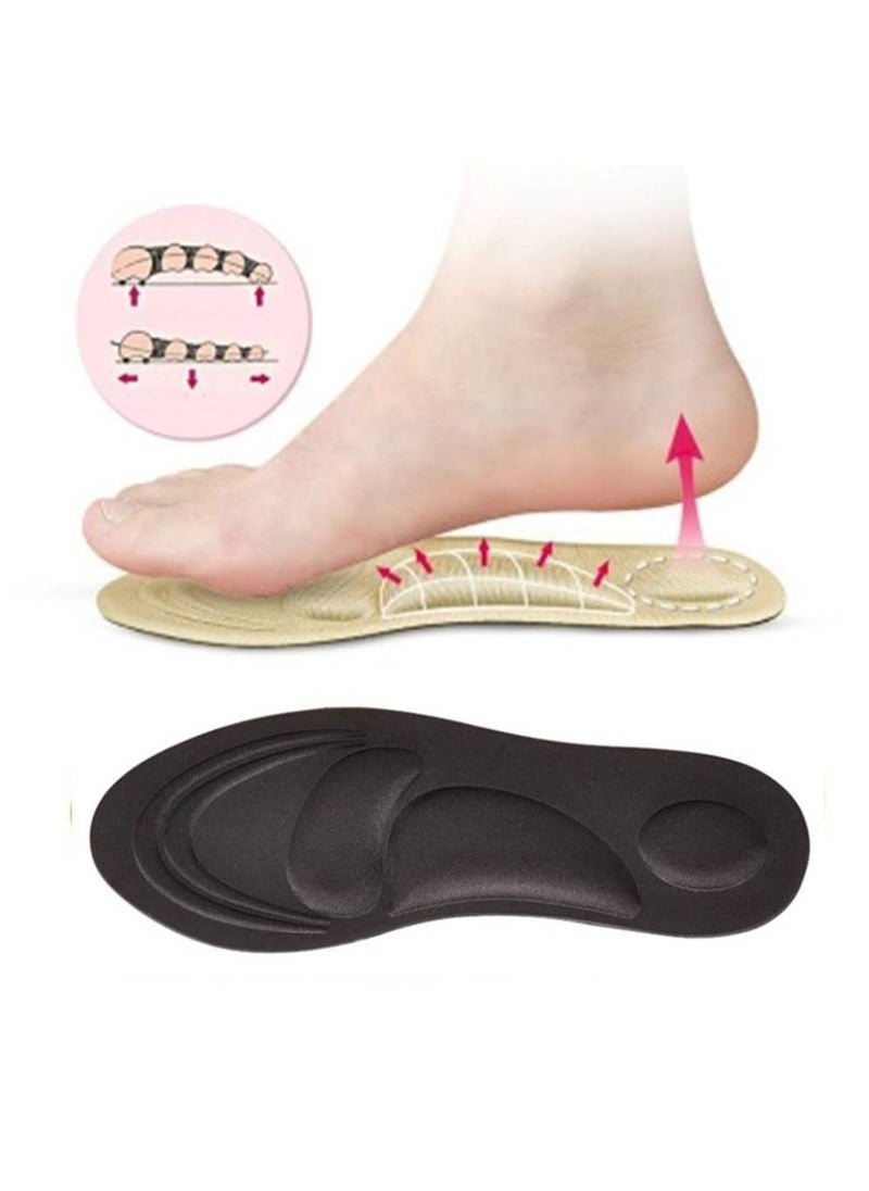 We Happy 4D Foam Comfort Shoe Insole Help Against Foot Pain Cushioning Metatarsal Arch and Heel Support 2 Pair  - Image 3