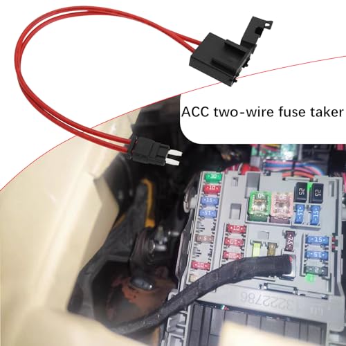 Micro Traders 2pcs Car Fuse Holder Connector 32V 20Amp 16AWG Heavy Duty Wire Extension Small Fuse Holder Connector for Vehicle with 4Pcs 20A Fuses for ATM/APM (23cm, Mini) - Image 2