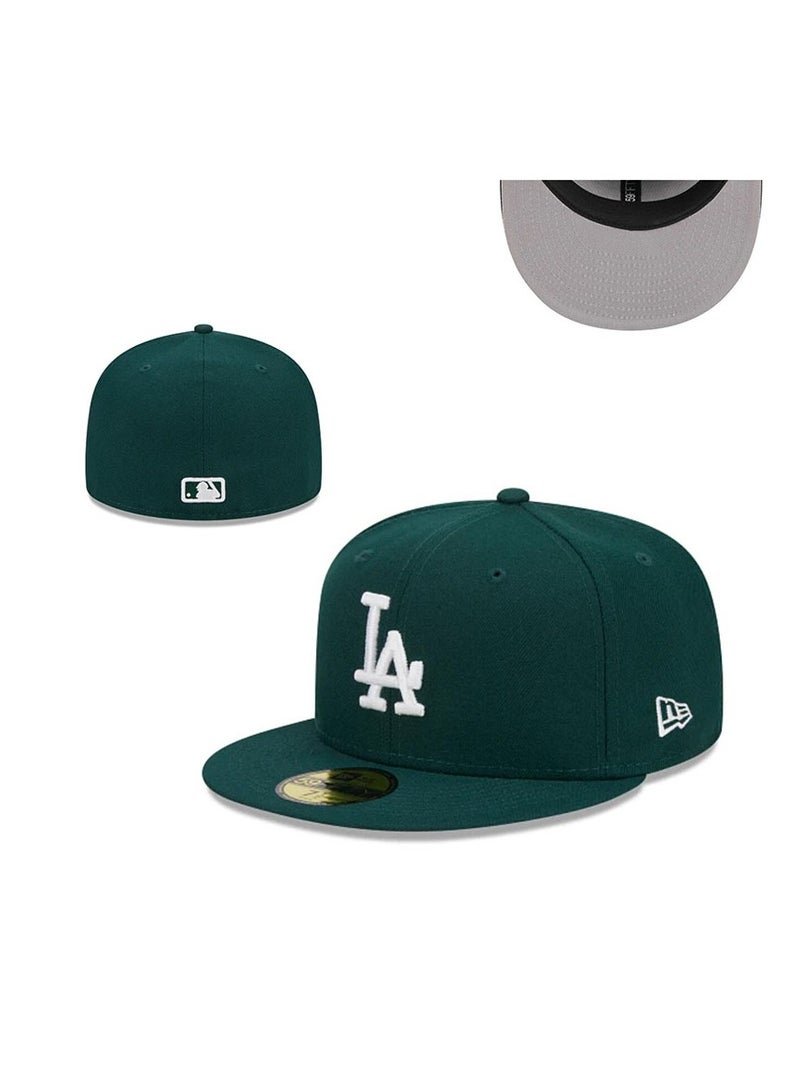 NEW ERA قبعة بيسبول مطرزة من لوس أنجلوس دودجرز MLB من نيو إيرا للأزياء اليومية والرياضات الخارجية - 63.5 سم