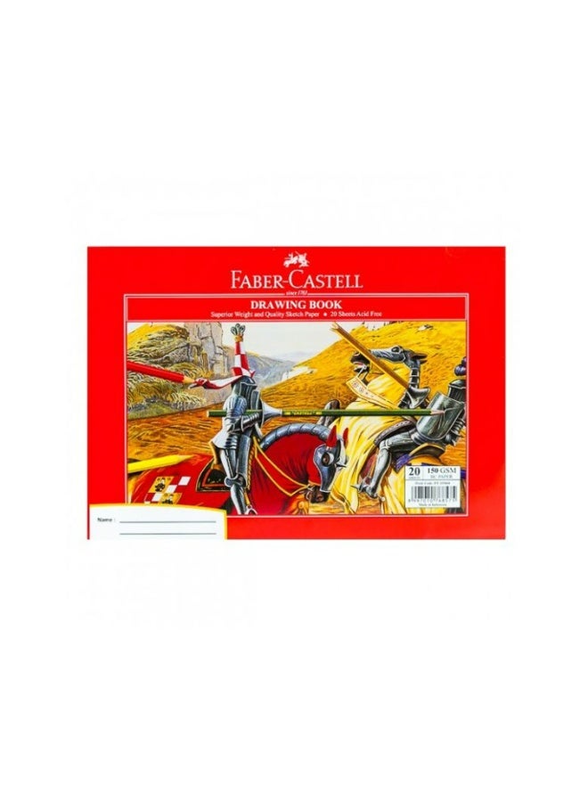 Faber-Castell A4 Drawing Book - 150gsm, 20 Pages, Ideal for Artistic Drawing and Painting - Image 2
