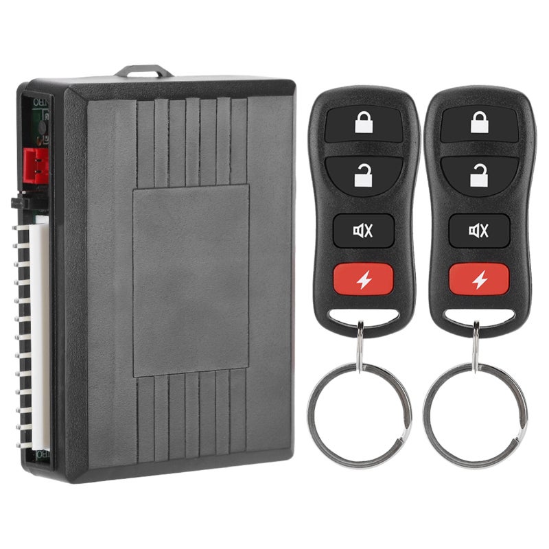 Keyless Entry System Universal Car Keyless Entry Kit - Remote Lock Unlock Trunk Release Car Door Lock Keyless Entry for Vehicles - Image 2