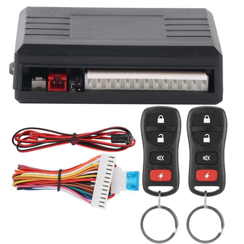 Keyless Entry System Universal Car Keyless Entry Kit - Remote Lock Unlock Trunk Release Car Door Lock Keyless Entry for Vehicles - Image 1