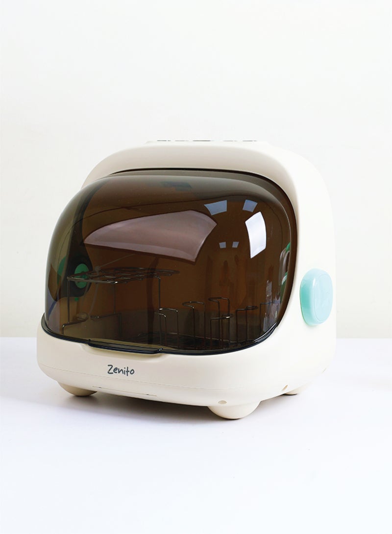 زينيث معقم ومجفف زجاجات زينيتو UV-C - تقنية متقدمة، يقتل 99.9% من الجراثيم، سعة كبيرة للألعاب والمستلزمات - لمس ذكي وجفاف سريع - Image 1