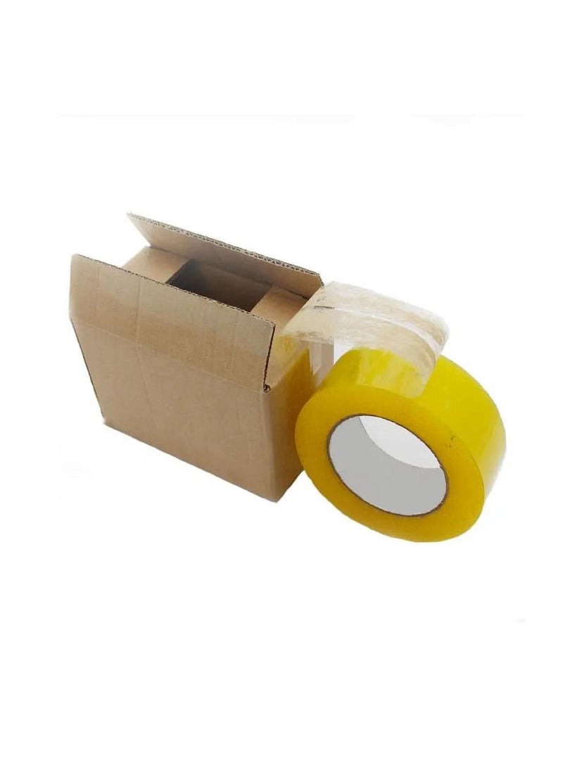 Yuwell Pack Of 6 Pcs Packing Tape For Sealing Parcel Boxes Use For Office Supplies And Home Packing Tape 50Y 48MMX45MIC - Image 2