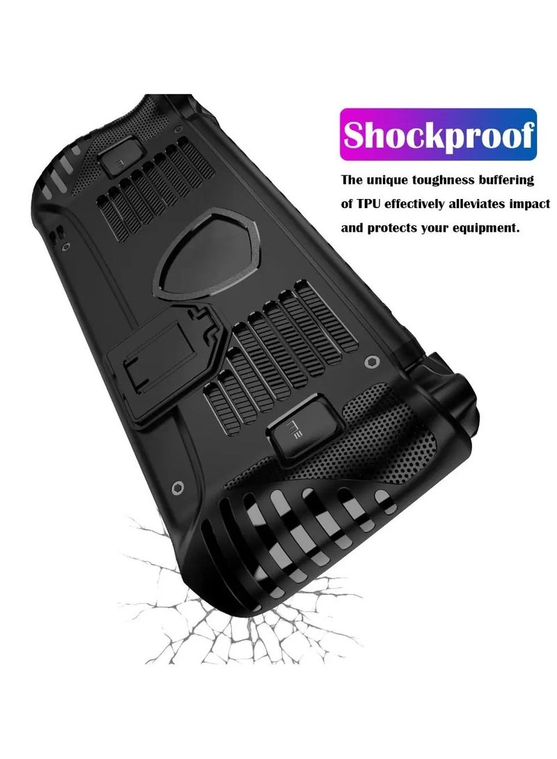 With Kickstand Handheld Soft TPU Case for Claw 8 AI+ Shockproof Protective Cover Anti Slip Ergonomic Compatible with MSI Claw 8AI+ 2025 Protective Cover Game Machine Accessories  - Image 3